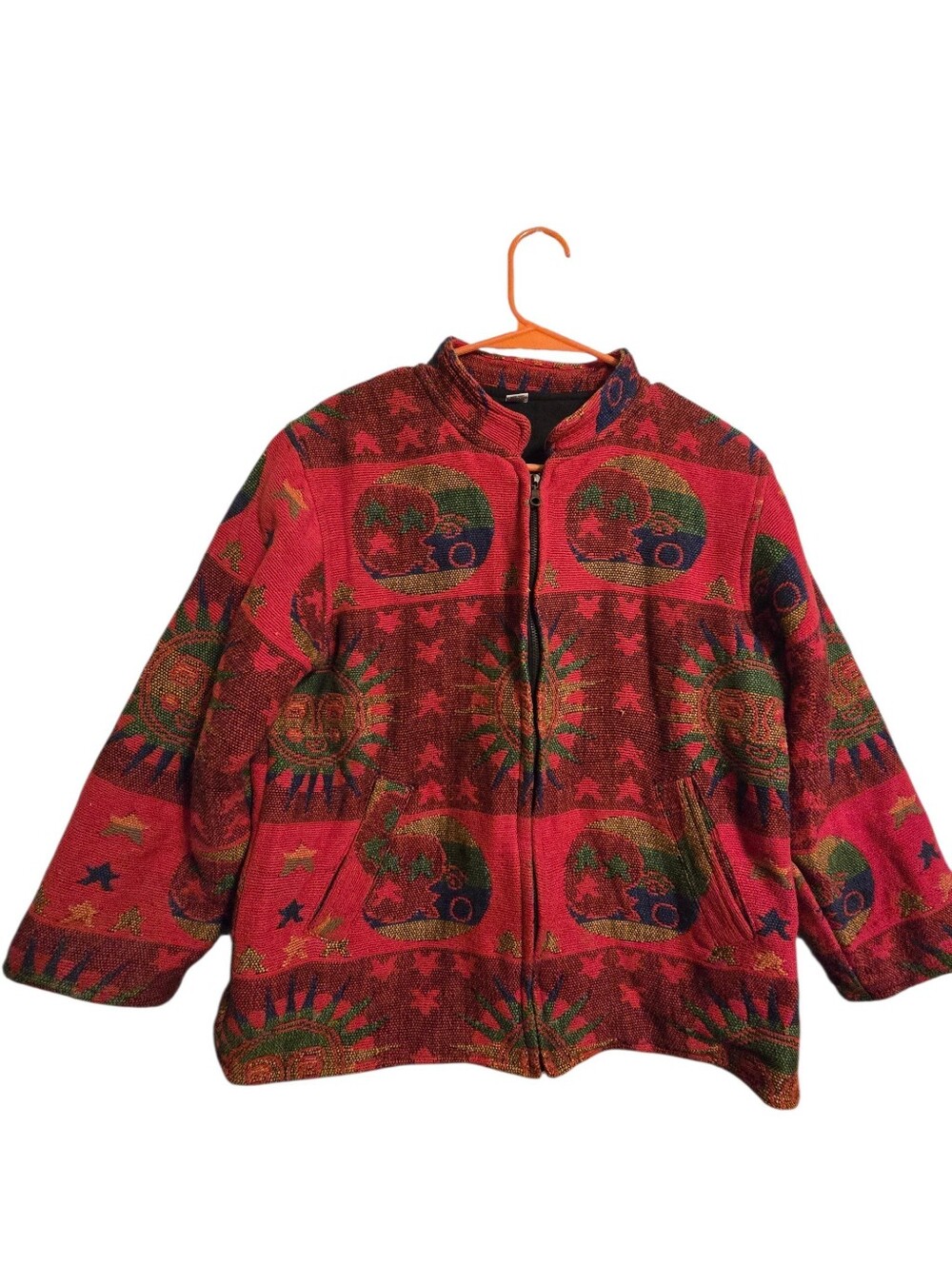 Vintage | Red Celestial Jacket